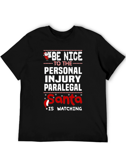 Personal Injury Paralegal Santa T-Shirt