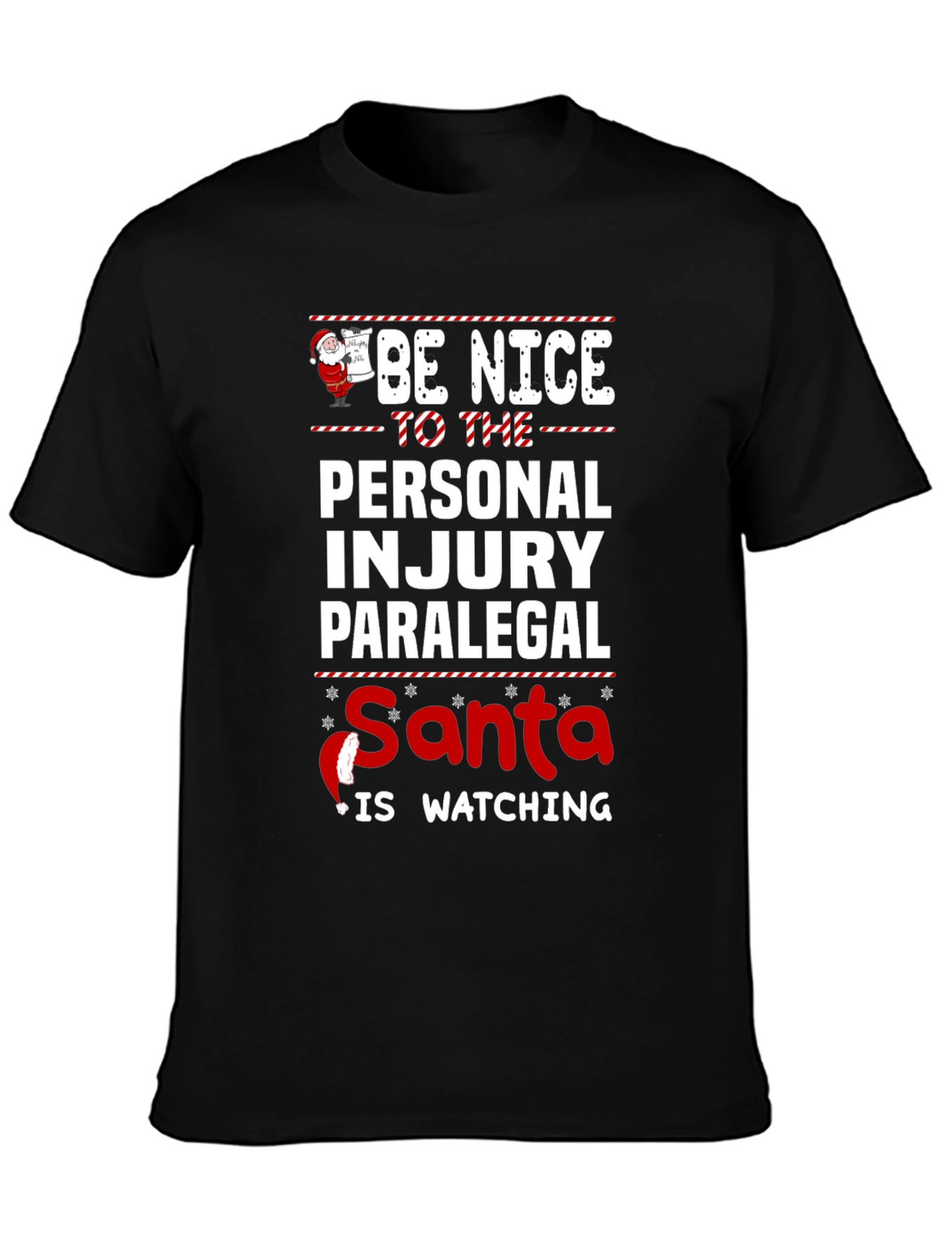 Personal Injury Paralegal Santa T-Shirt