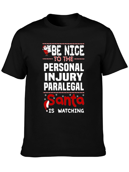 Personal Injury Paralegal Santa T-Shirt