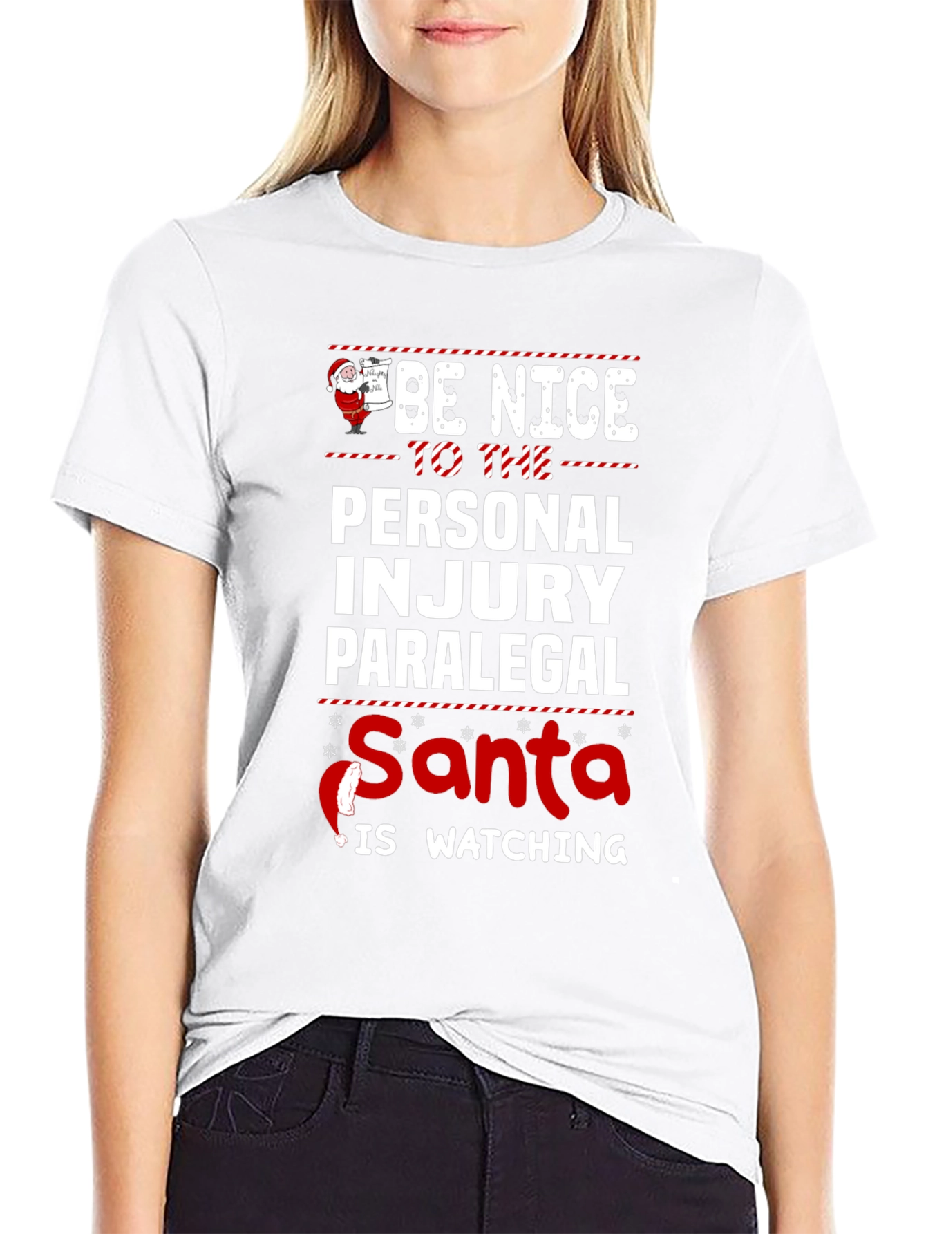 Personal Injury Paralegal Santa T-Shirt