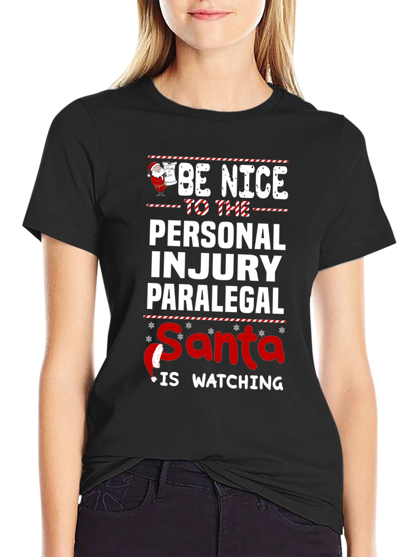 Personal Injury Paralegal Santa T-Shirt