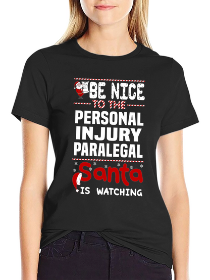 Personal Injury Paralegal Santa T-Shirt