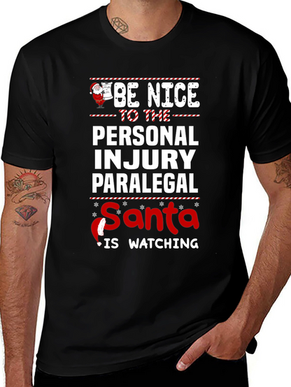 Personal Injury Paralegal Santa T-Shirt
