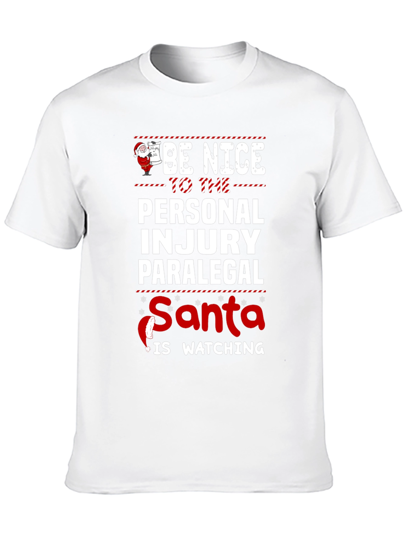 Personal Injury Paralegal Santa T-Shirt