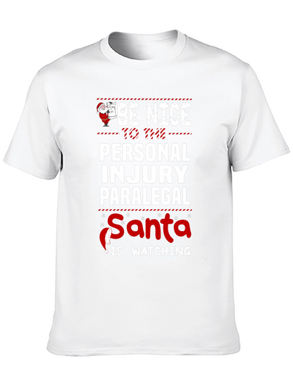 Personal Injury Paralegal Santa T-Shirt