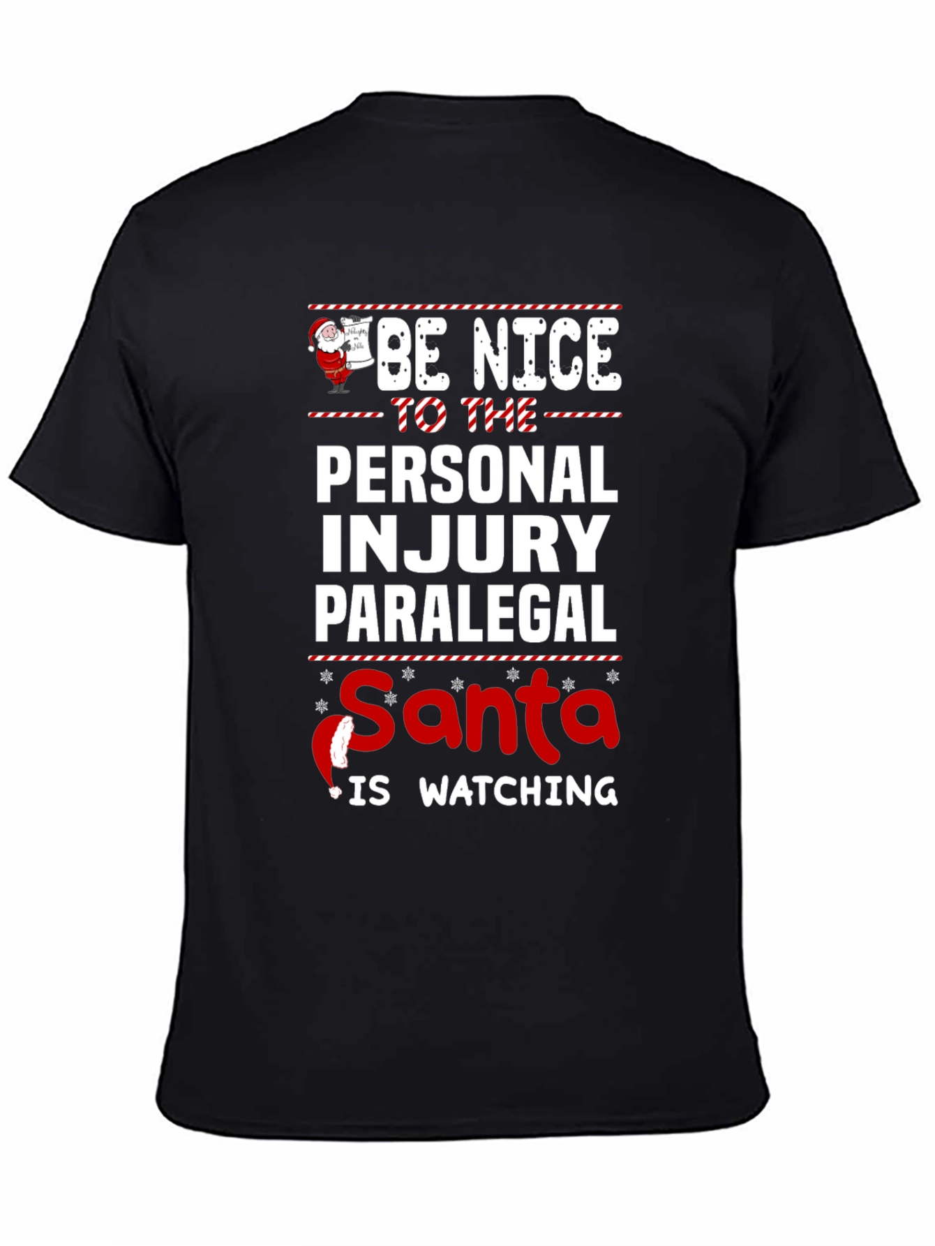 Personal Injury Paralegal Santa T-Shirt