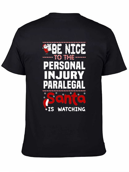 Personal Injury Paralegal Santa T-Shirt