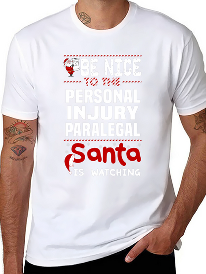 Personal Injury Paralegal Santa T-Shirt
