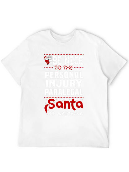 Personal Injury Paralegal Santa T-Shirt