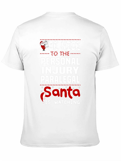Personal Injury Paralegal Santa T-Shirt