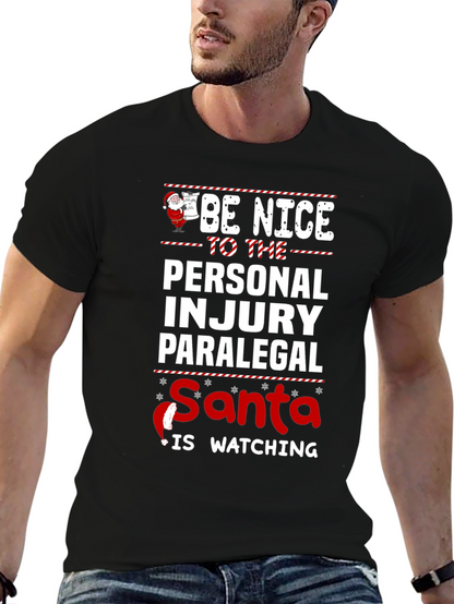 Personal Injury Paralegal Santa T-Shirt
