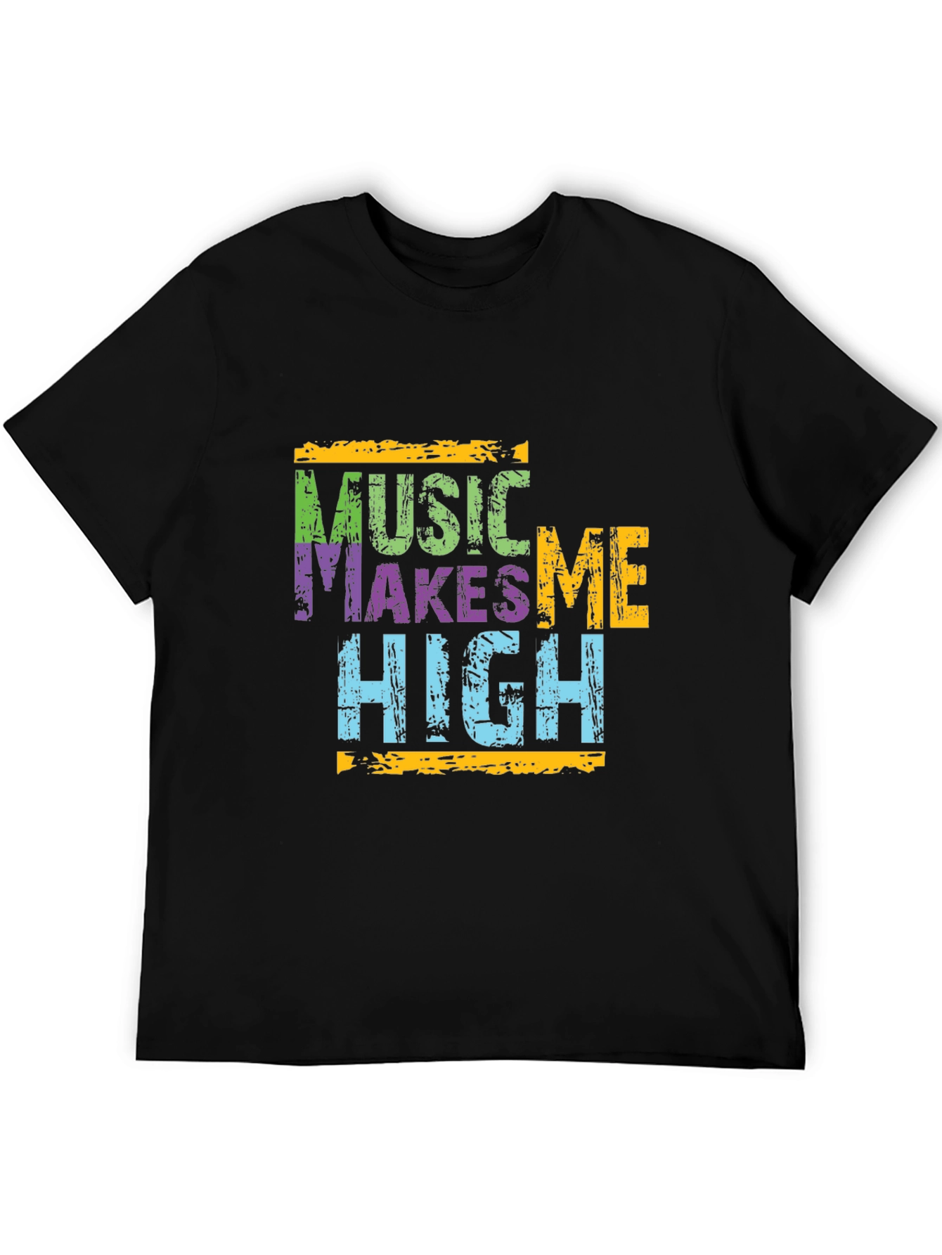 Music Makes Me High Graphic T-Shirt