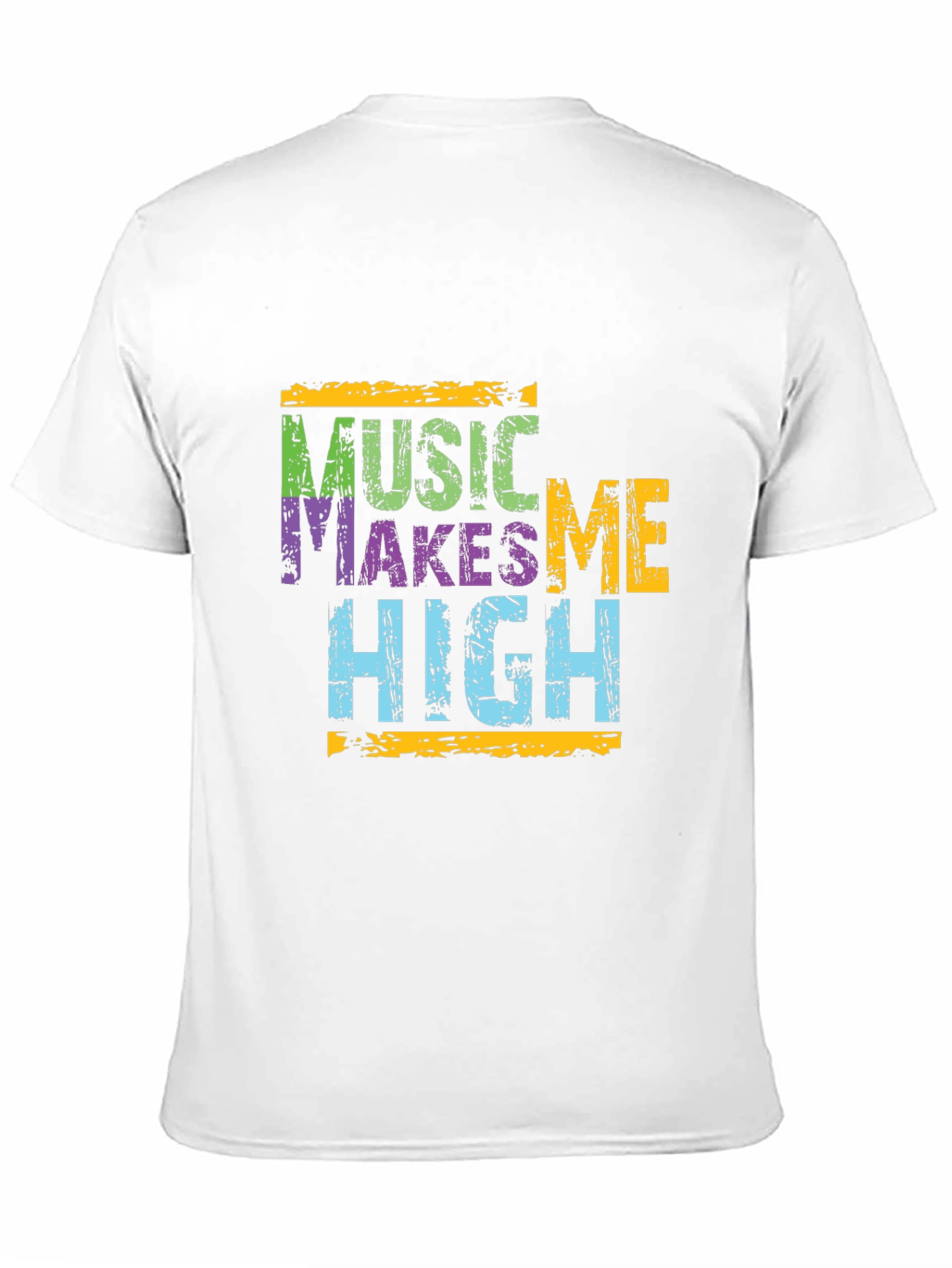 Music Makes Me High Graphic T-Shirt