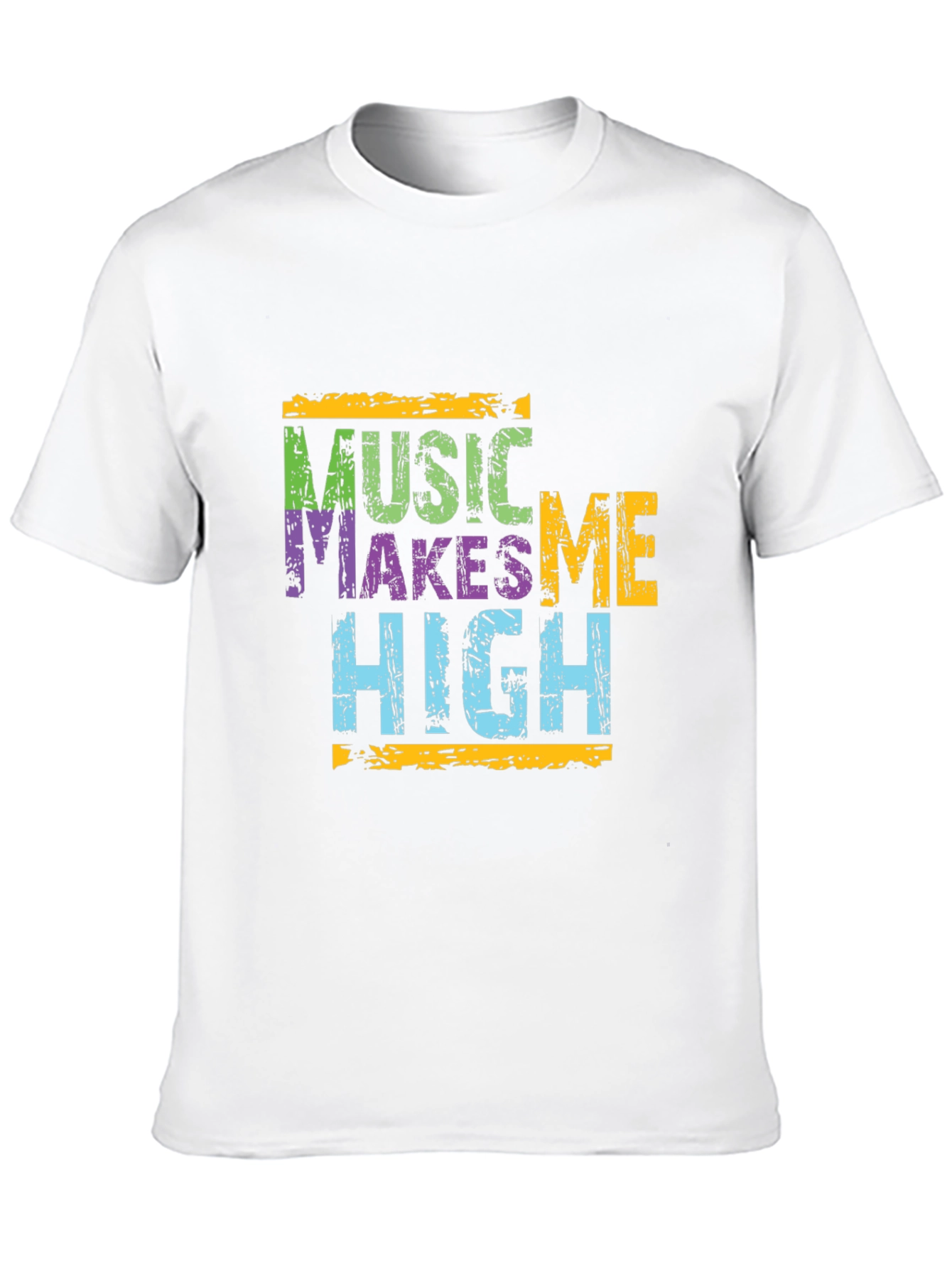 Music Makes Me High Graphic T-Shirt