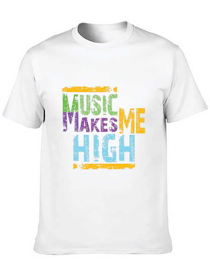 Music Makes Me High Graphic T-Shirt