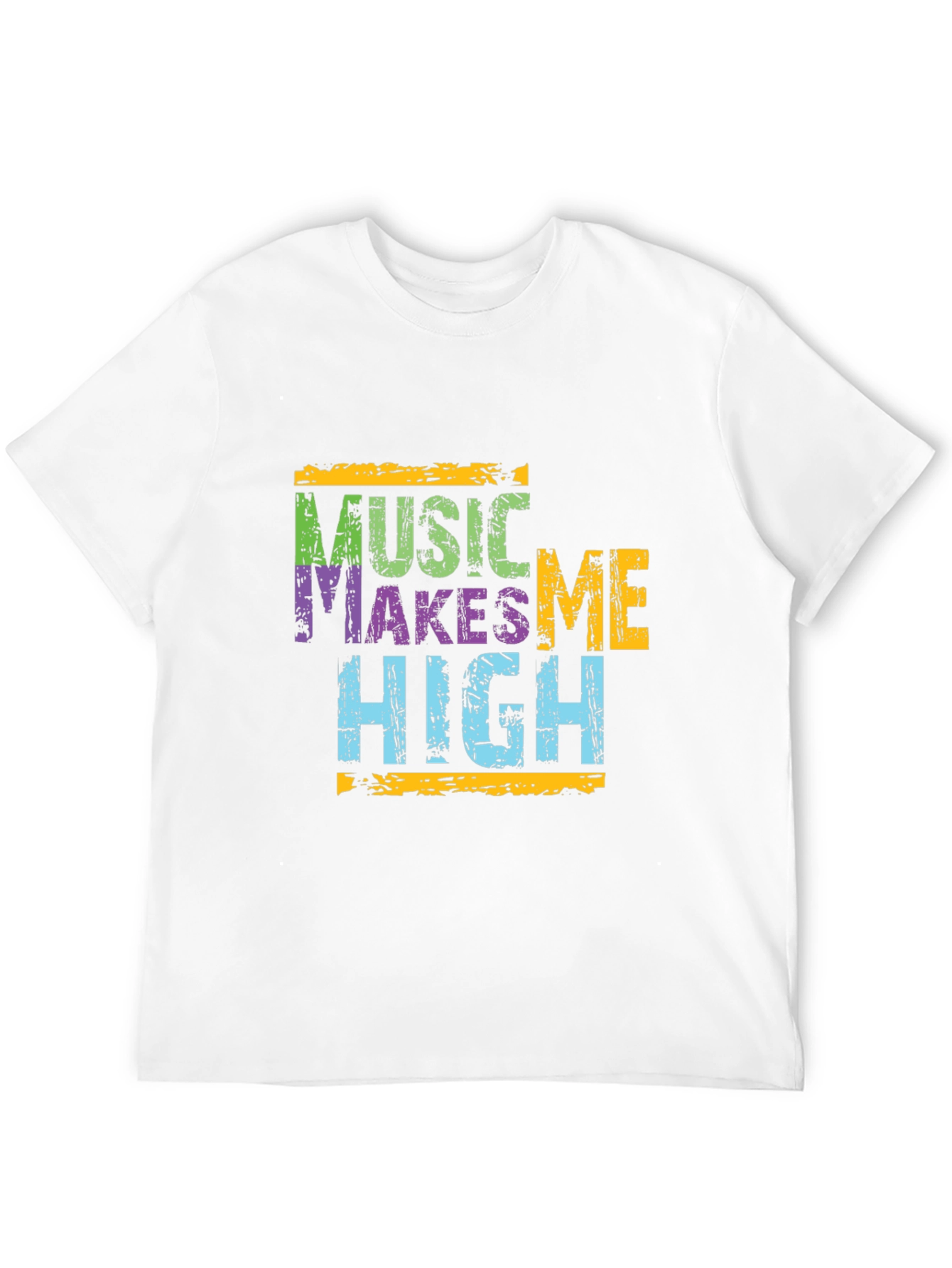 Music Makes Me High Graphic T-Shirt