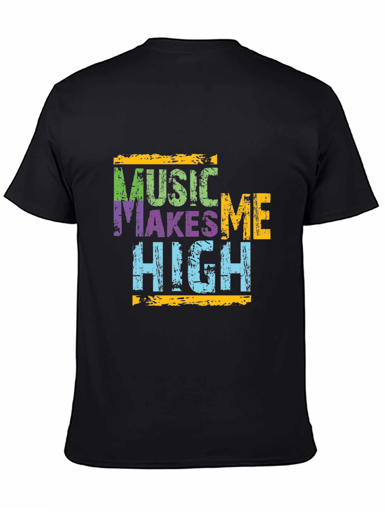 Music Makes Me High Graphic T-Shirt