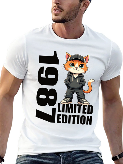 1987 Limited Edition Cat Graphic Tee