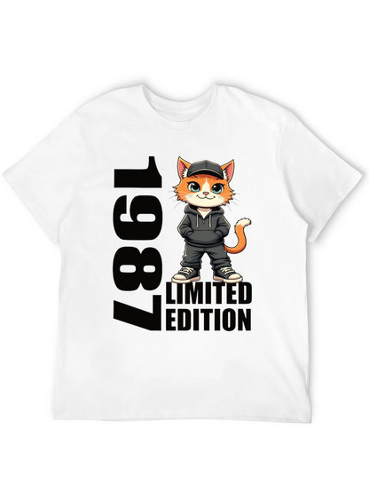 1987 Limited Edition Cat Graphic Tee