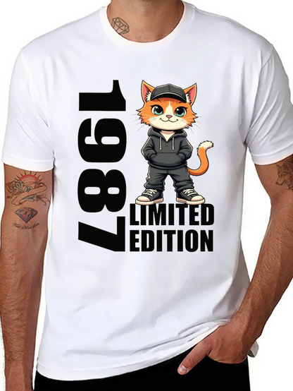 1987 Limited Edition Cat Graphic Tee