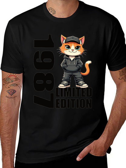 1987 Limited Edition Cat Graphic Tee