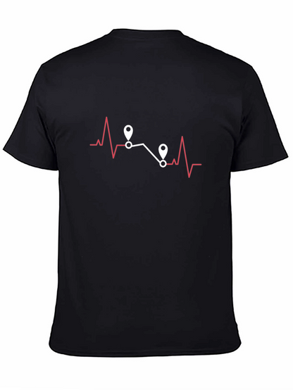 Heartbeat Route Tee - Travel Adventure Shirt
