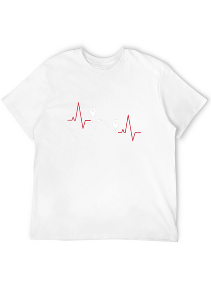 Heartbeat Route Tee - Travel Adventure Shirt