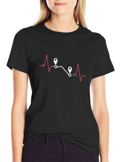 Heartbeat Route Tee - Travel Adventure Shirt