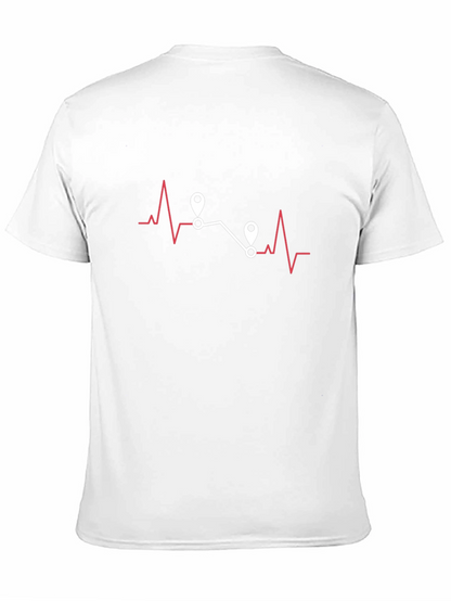 Heartbeat Route Tee - Travel Adventure Shirt