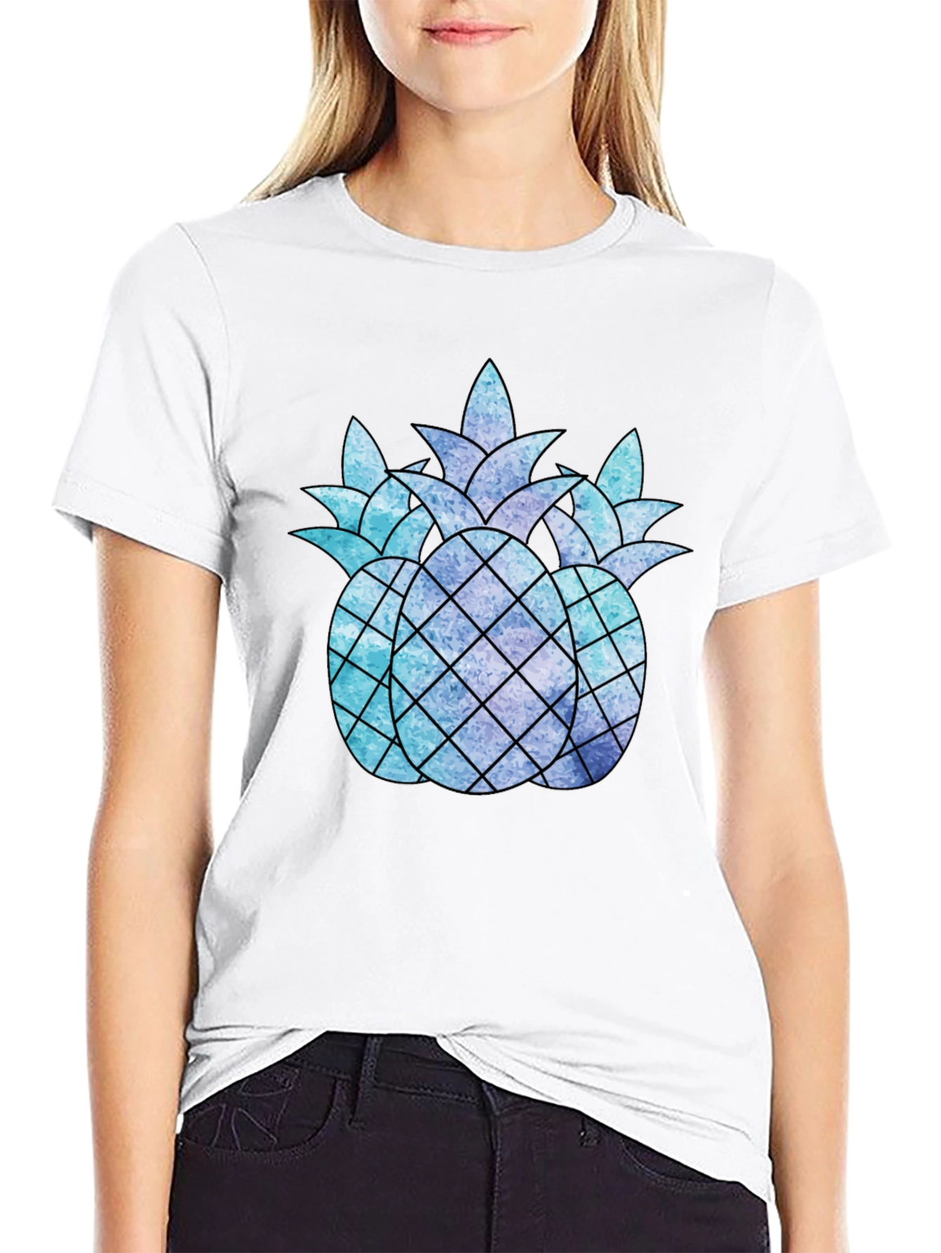 Pineapple Trio Graphic Tee - Cool & Stylish