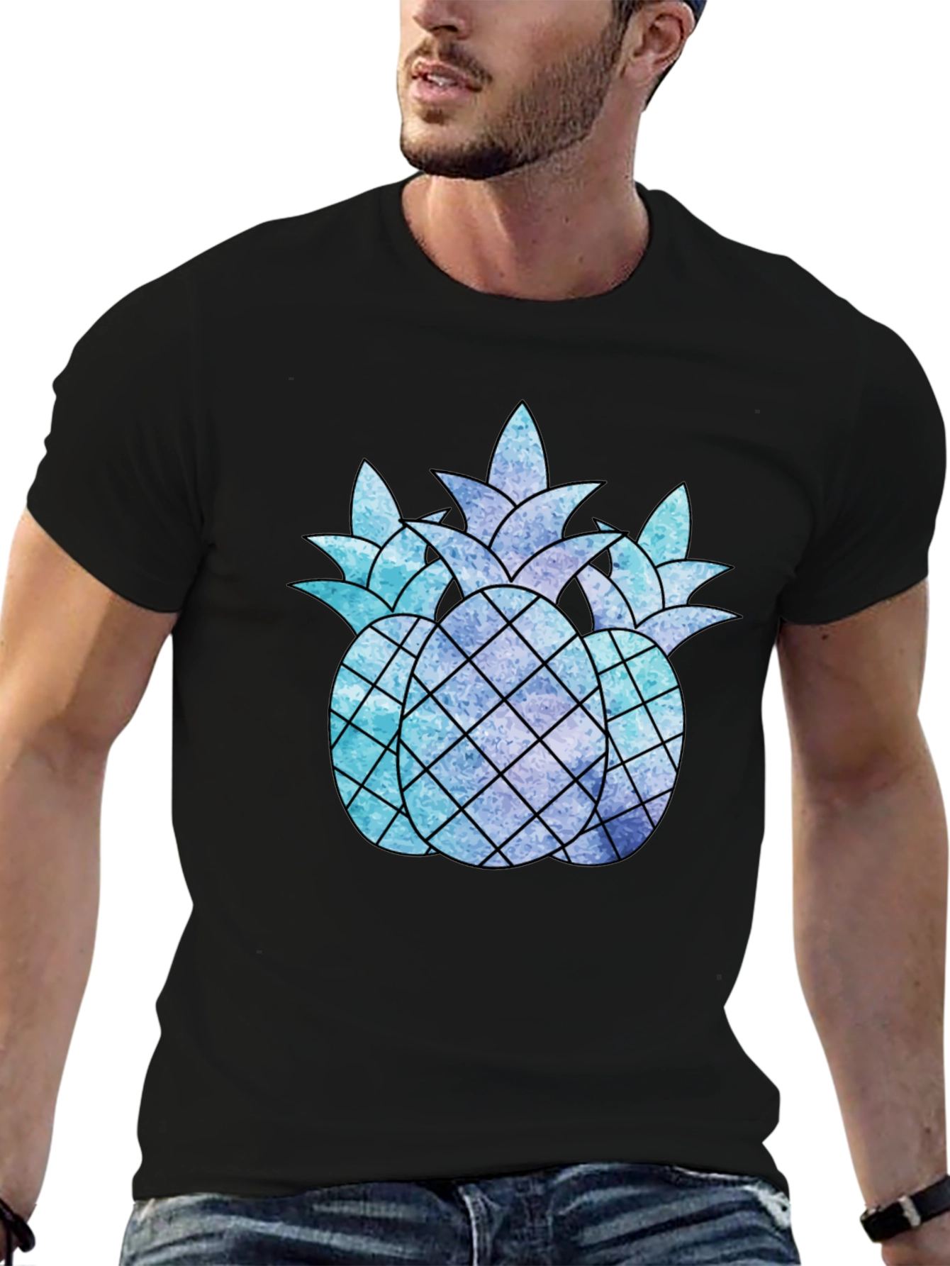 Pineapple Trio Graphic Tee - Cool & Stylish