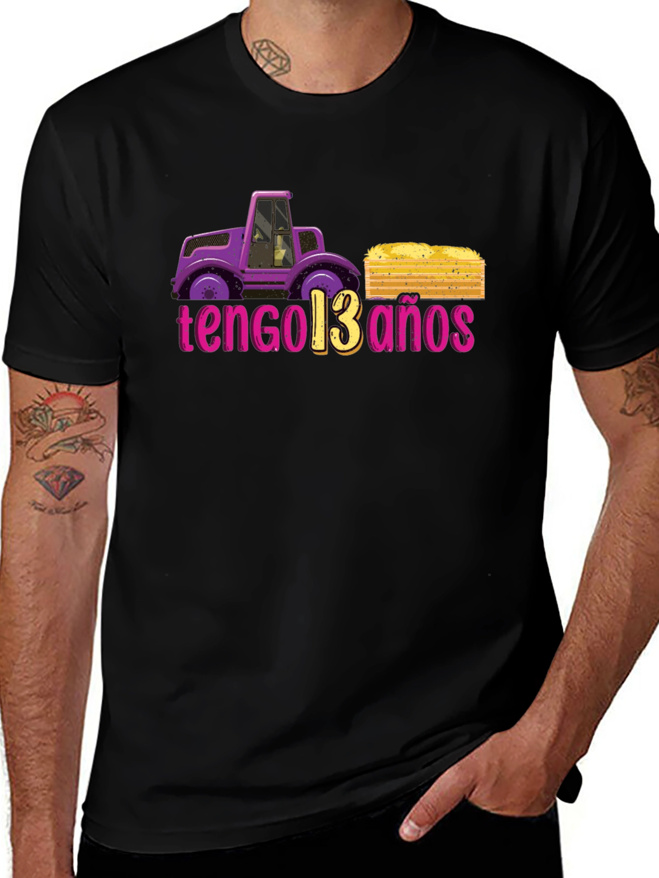 Tengo 13 Anos Tractor Graphic Tee