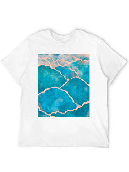 Kintsugi Style Graphic Tee - Black