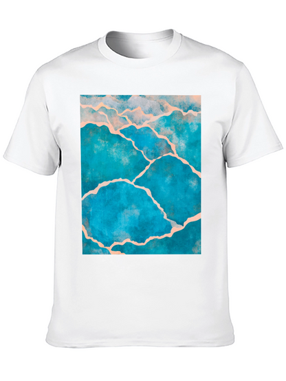 Kintsugi Style Graphic Tee - Black