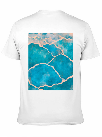 Kintsugi Style Graphic Tee - Black
