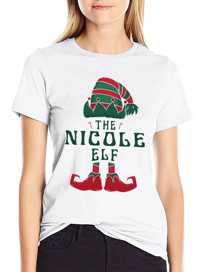The Nicole Elf Funny Christmas T-Shirt