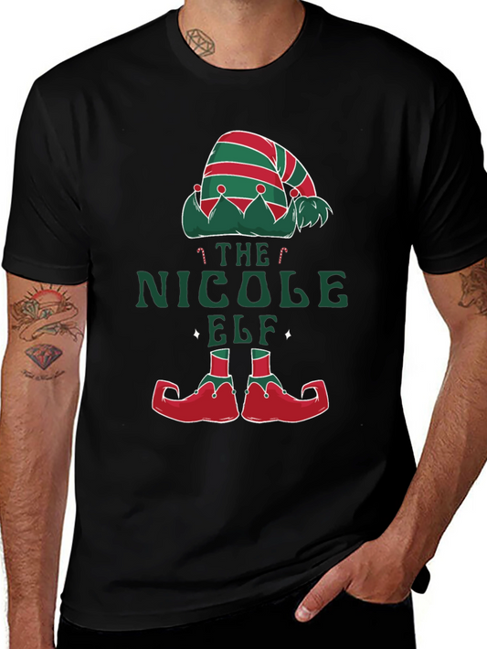 The Nicole Elf Funny Christmas T-Shirt