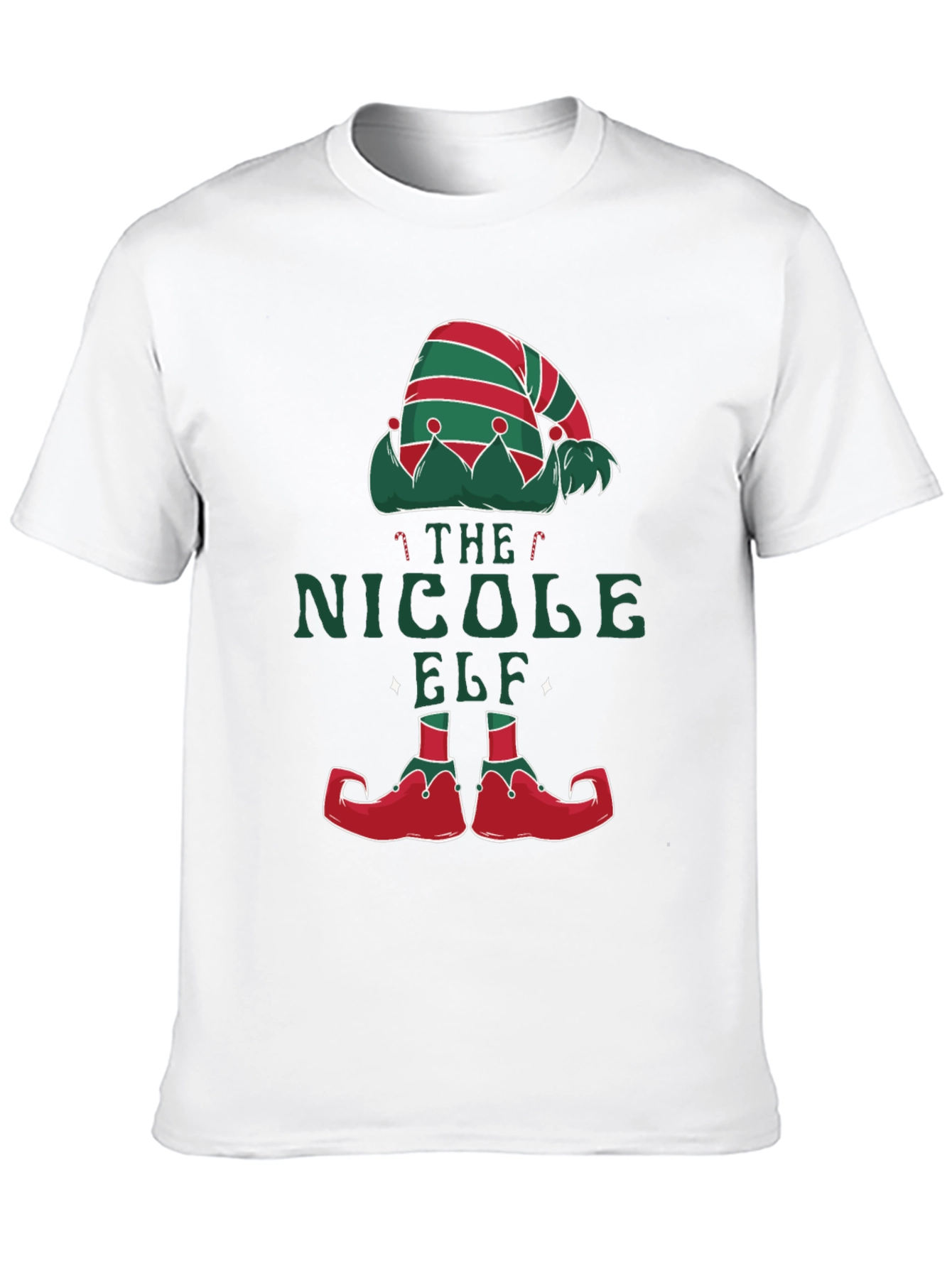 The Nicole Elf Funny Christmas T-Shirt