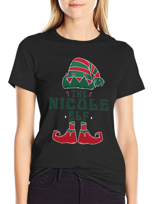 The Nicole Elf Funny Christmas T-Shirt