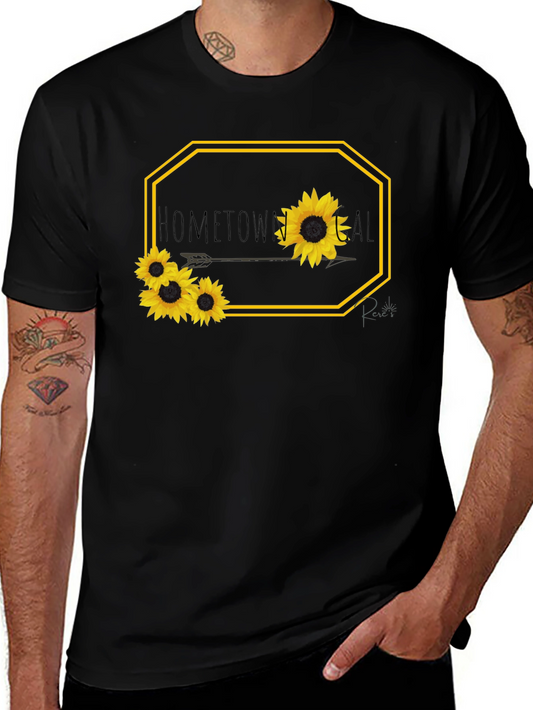 Hometown Floral Graphic Tee - Soft Cotton Casual Shirt