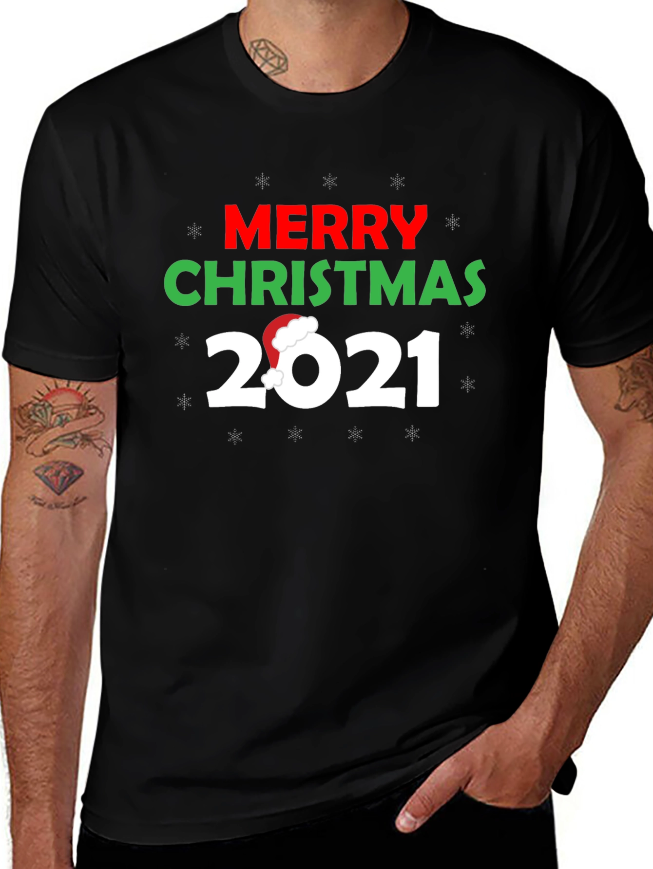 Merry Christmas 2021 Graphic T-Shirt