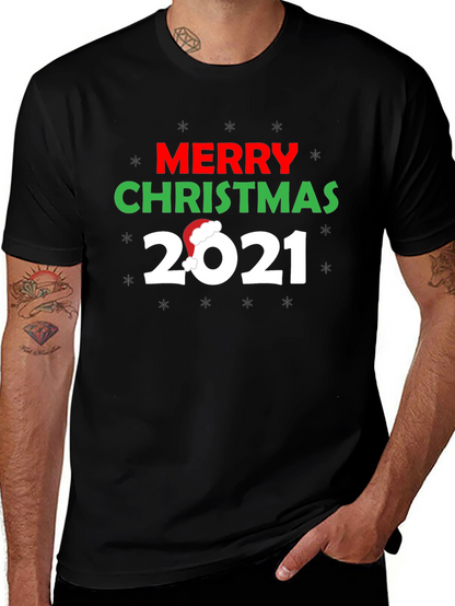 Merry Christmas 2021 Graphic T-Shirt