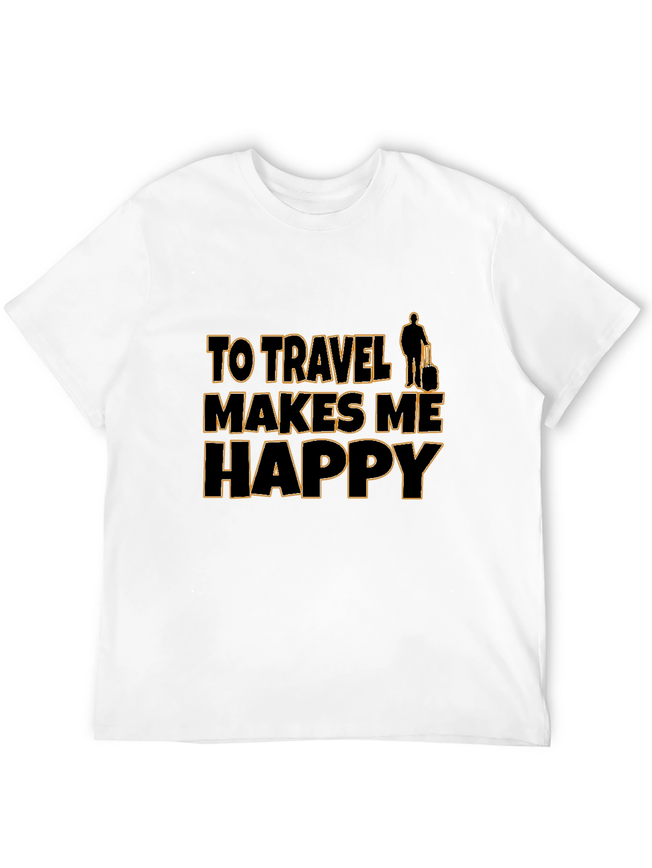 Travel Makes Me Happy T-Shirt