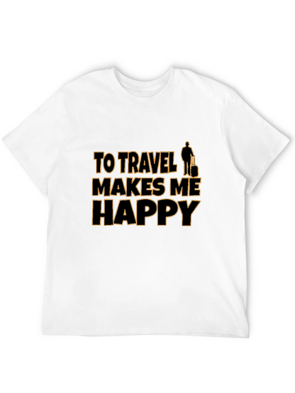 Travel Makes Me Happy T-Shirt