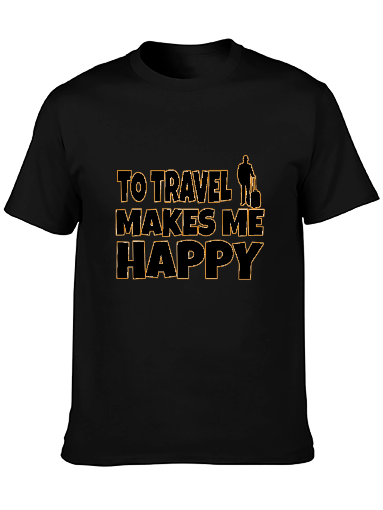 Travel Makes Me Happy T-Shirt