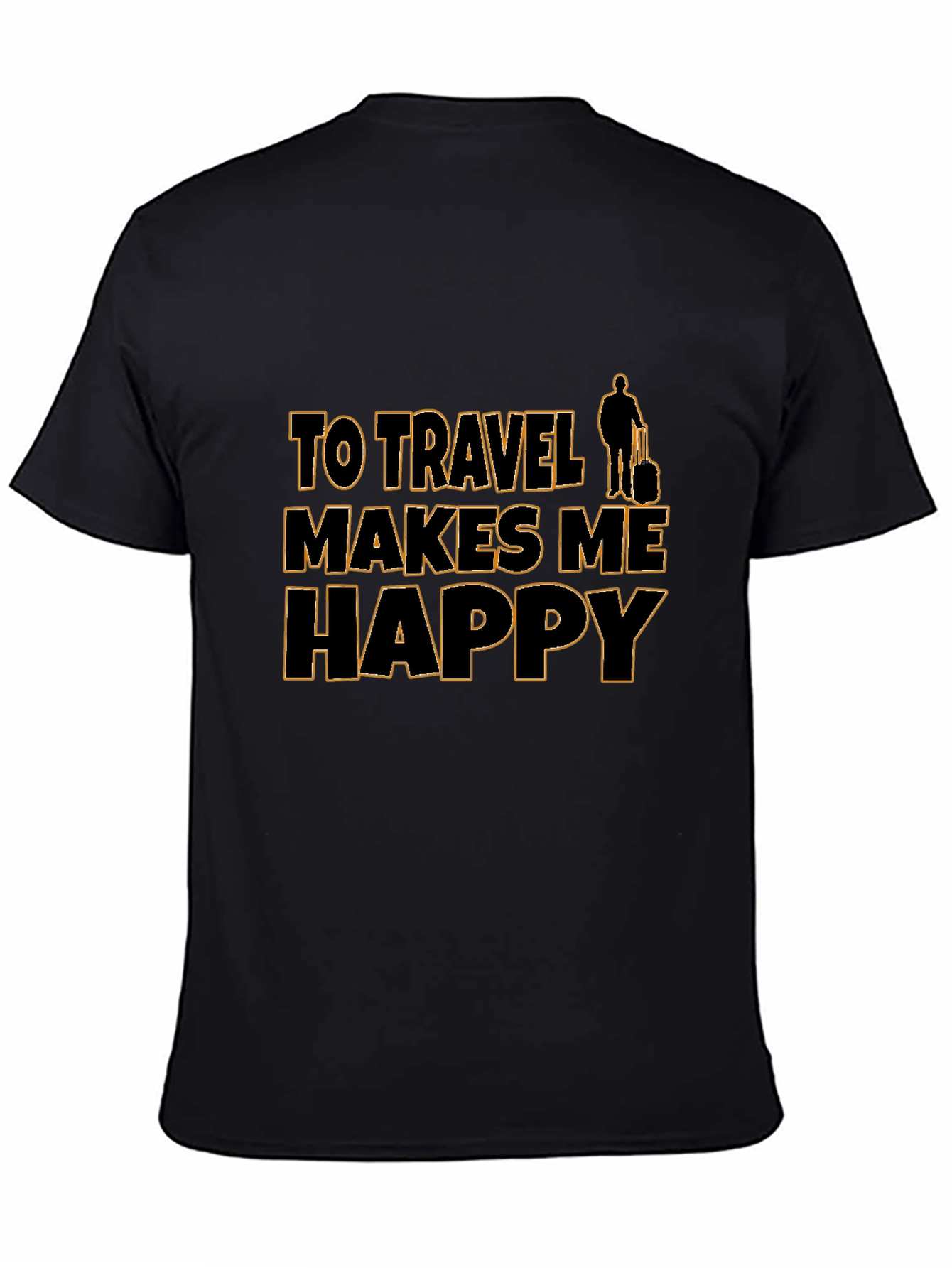 Travel Makes Me Happy T-Shirt