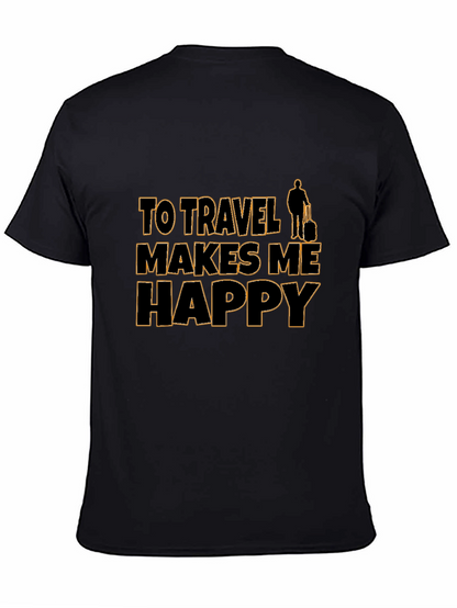 Travel Makes Me Happy T-Shirt