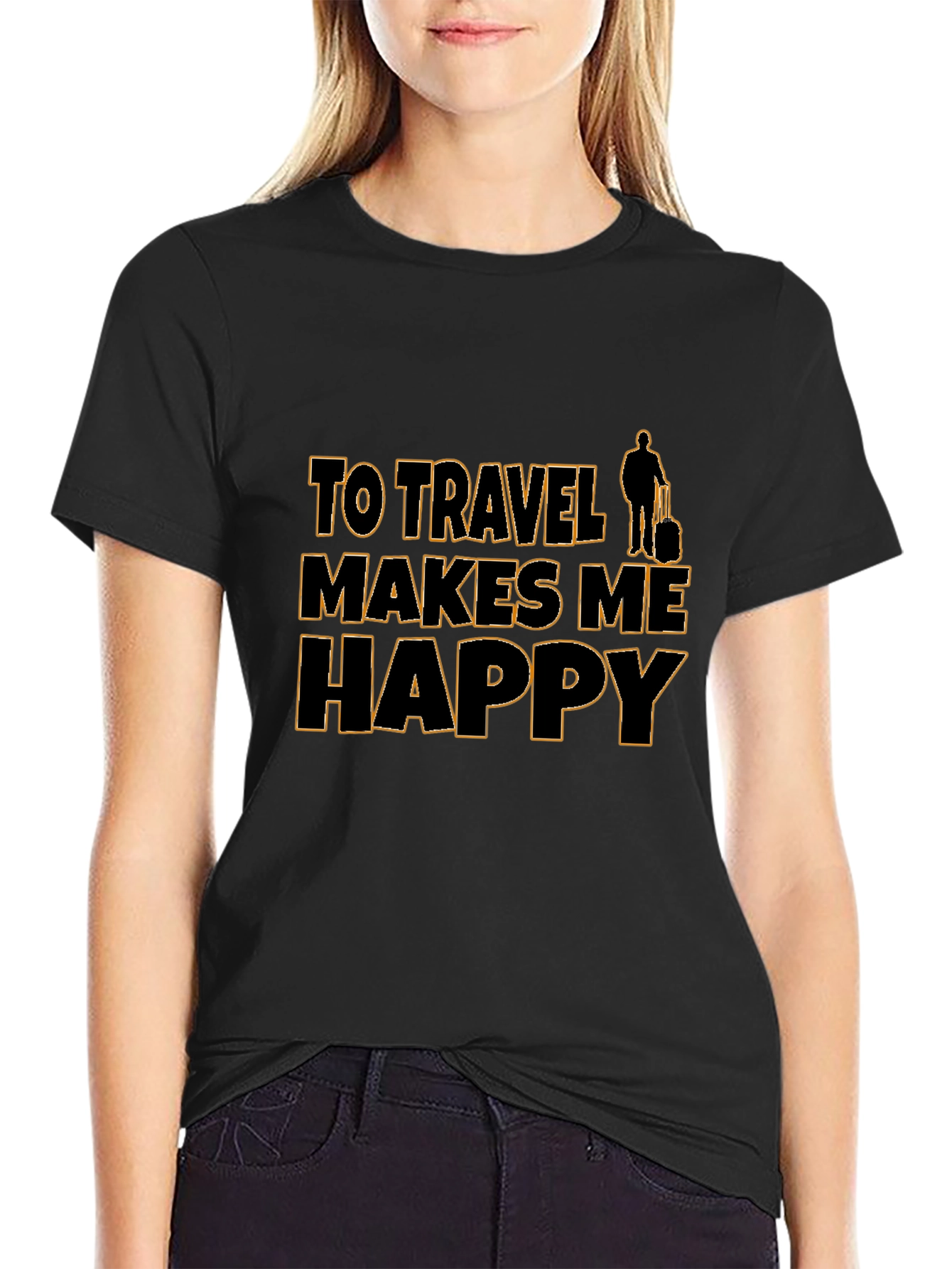Travel Makes Me Happy T-Shirt