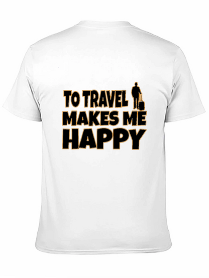 Travel Makes Me Happy T-Shirt