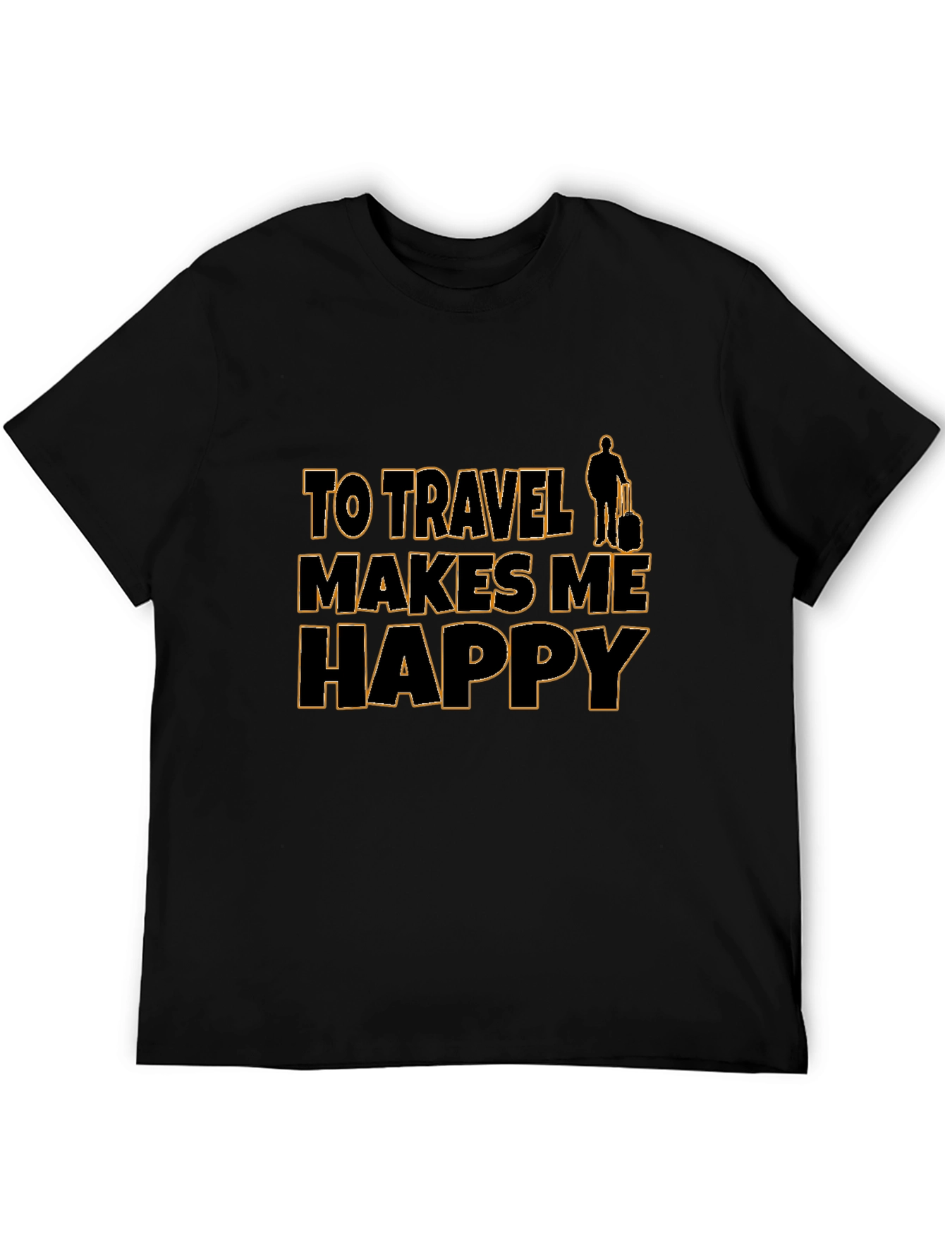 Travel Makes Me Happy T-Shirt
